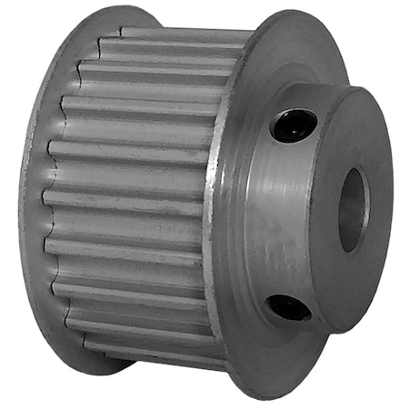 22-5M15M6FA8, Timing Pulley, Aluminum, Clear Anodized,